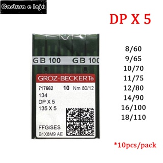 Agulha para Máquina Reta Industrial Cabo Grosso DPX5 Groz Beckert - Caixa com 10 Agulhas em Oferta na Shopee