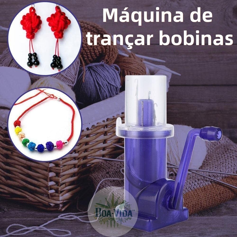 Máquina de Tricotin Tricô Rabo de Gato I-Cord para Tear vida