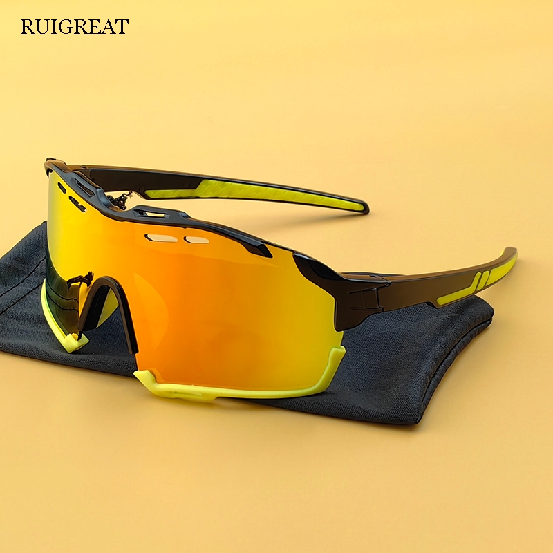 Óculos De Sol Esportivos Lentes UV400 Corrida Ao Ar Livre Ciclismo Bicicleta em Oferta na Shopee