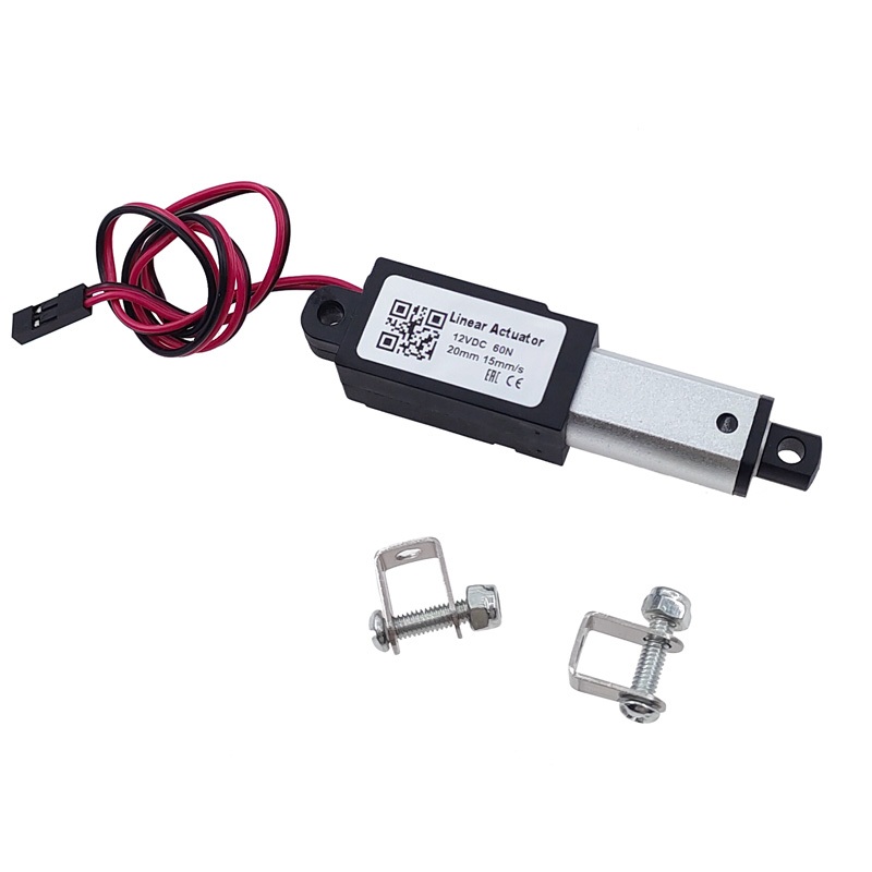 Micro Atuador Linear DC 12V Motor 10/15/20/25mm Curso Mini Haste Elétrica Putter Para Controles Remotos Automação Reside