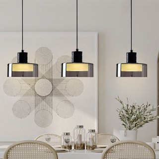 Lustres De Vidro Elevávels Minimalistas Italianos , Luz De Teto Pendente De Mesa De Jantar Led Nórdica , Ilha De Cozinha