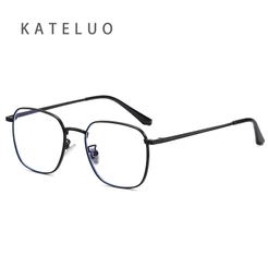KATELUO Moda Masculina Anti Luz Azul Óculos De Computador Armação Quadrada Proteção UV Para Mulheres Lente 18322