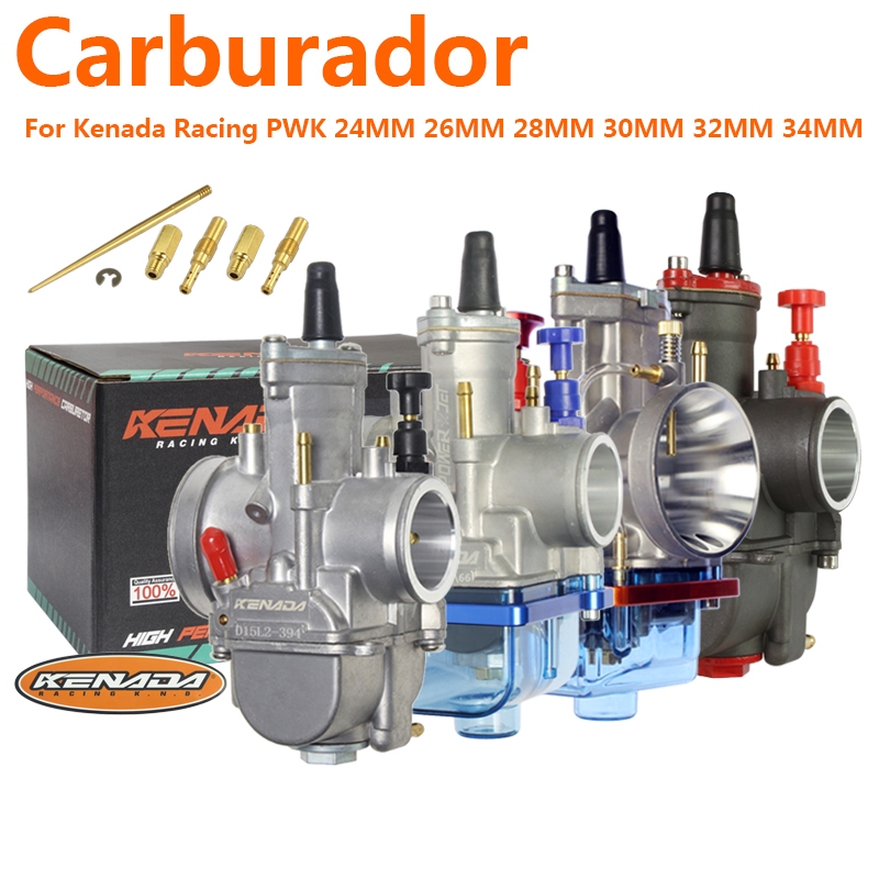KENADA RACING Carburador Guilhotina CompetiçãO AplicaçãO Koso 24 26 28 30 32 34mm Modelo Koso Pwk Powerjet em Oferta na Shopee