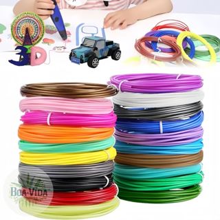 Refil Filamento Abs Kit 10 Cores 50/60/120 M Impressora 3d Caneta Vida em Oferta na Shopee