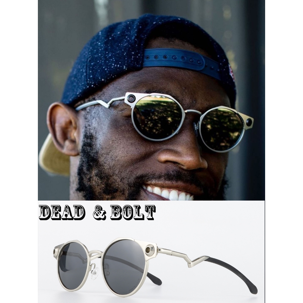 Homens Mulheres Polarizados Correndo Esporte Pesca Óculos De Sol De Armação Redonda De Metal em Oferta na Shopee