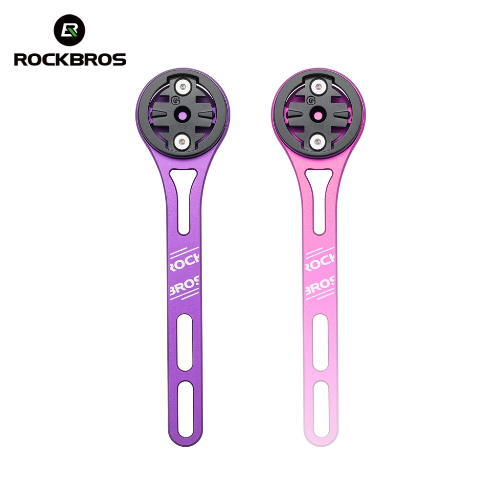ROCKBROS Suporte De Expansão Integrado Para Garmin Bryton Wahoo Velocímetro Farol Leve Estável MTB Acessórios Da Bicicle