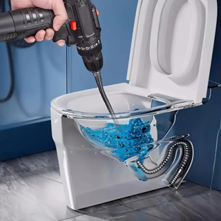 100cm Desentupidor de Metal Duro Cobra de Encanamento - Ferramenta Profissional de Remoção de Entupimento para Banheiros em Oferta na Shopee