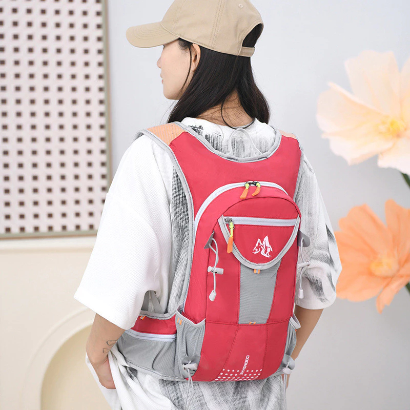 Detalhes do Mochila de Ciclismo Casual Mochila de Viagem para Ciclismo e Caminhada Grande Capacidade Impermeável Bolsa de Espor