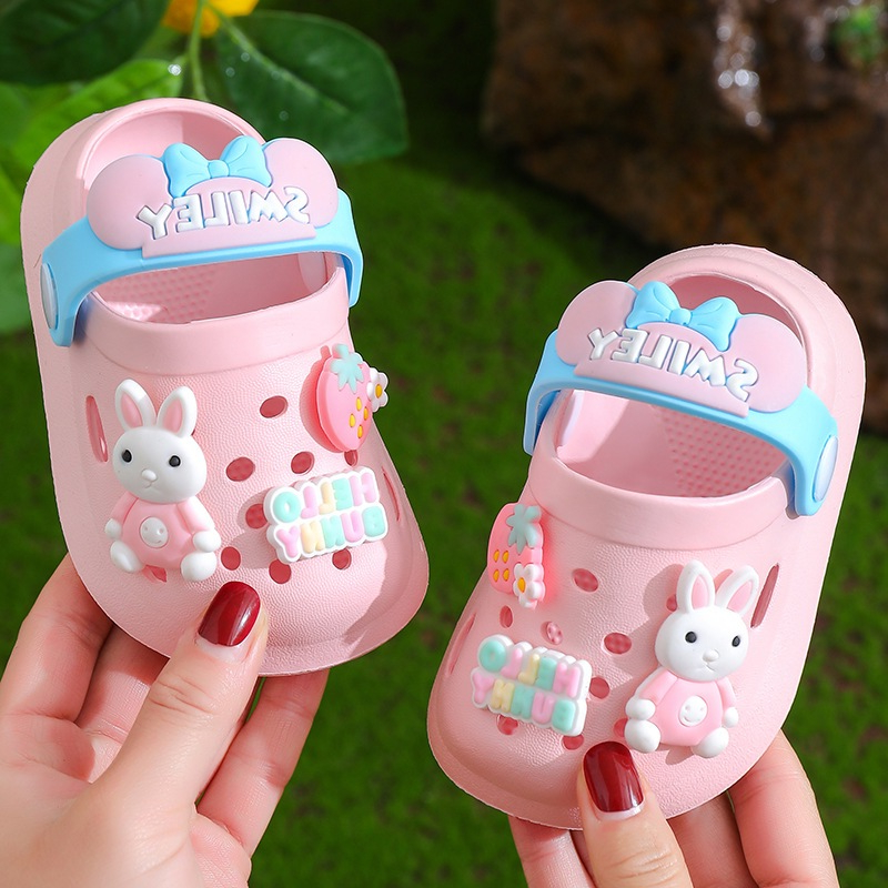 Babuche infantil Sandálias infantil de praia Cartoon Meninas Meninos Baby Indoor EVA Sandálias leves e bonitas