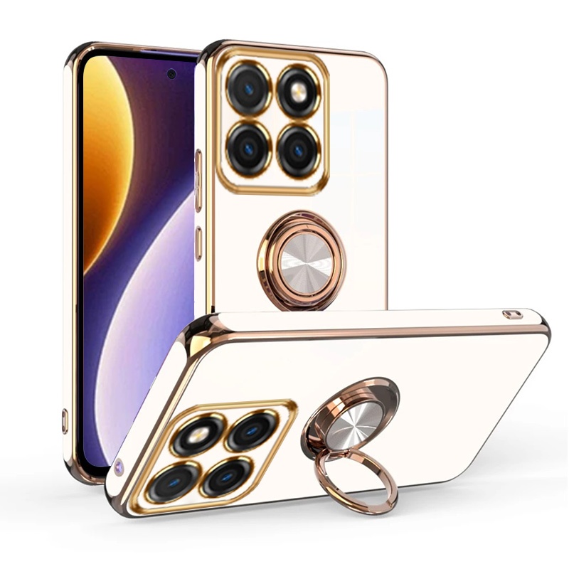 Para Motorola Moto G56 G86 Edge 60 Fusion Capa Macia Com Suporte De Anel De Dedo De Telefone em Oferta na Shopee