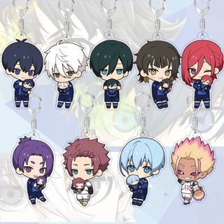 Chaveiro Acrílico Versão Q Bloqueio Azul Periférico Bonito Pingente Acessórios Chaveiros em Oferta na Shopee