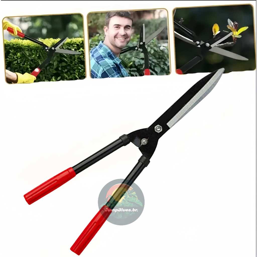 Tesoura de Poda Grama Jardim  Cerca Viva Oferta Cerca-viva Tesourão Jardinagem Jump