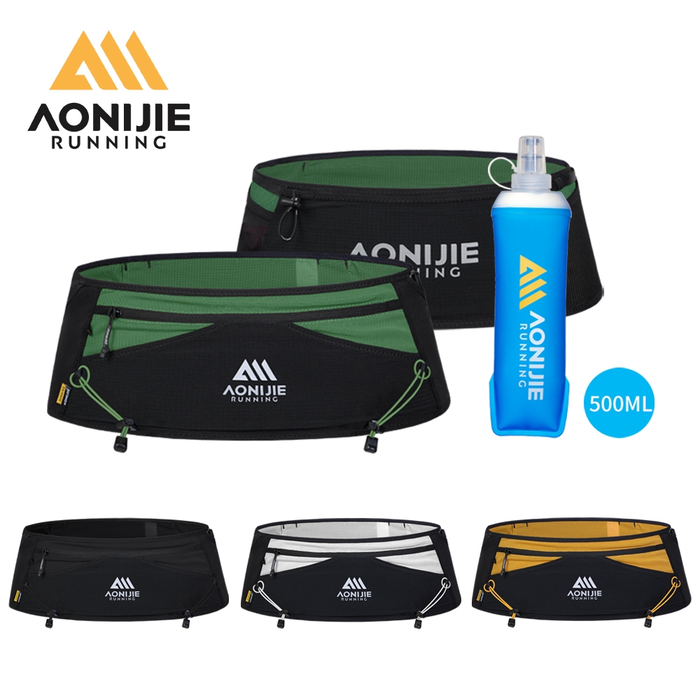 AONIJIE W8141 Cinto De Hidratação Para Corrida Homens E Mulheres Com Garrafa De Água De 500ml Pacote De Cintura Multifun