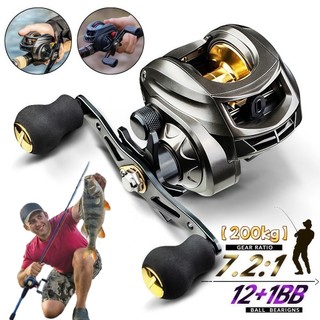 Carretilha De Pesca Com Marine Sports Pitching 7.2 : 1 Alta 10kg Max Molinete De Pesca Molinete Pesca Mulinete