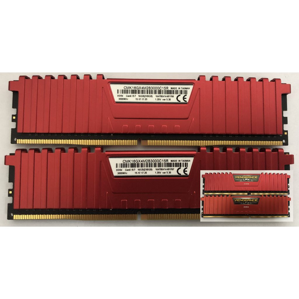 RAM DDR4 CORSAIR VENGEANCE Para Jogos 8GB 16GB 32GB 2133MHZ/2400MHZ/2666MHZ/3000MHZ/3200MHZ/3600MHZ