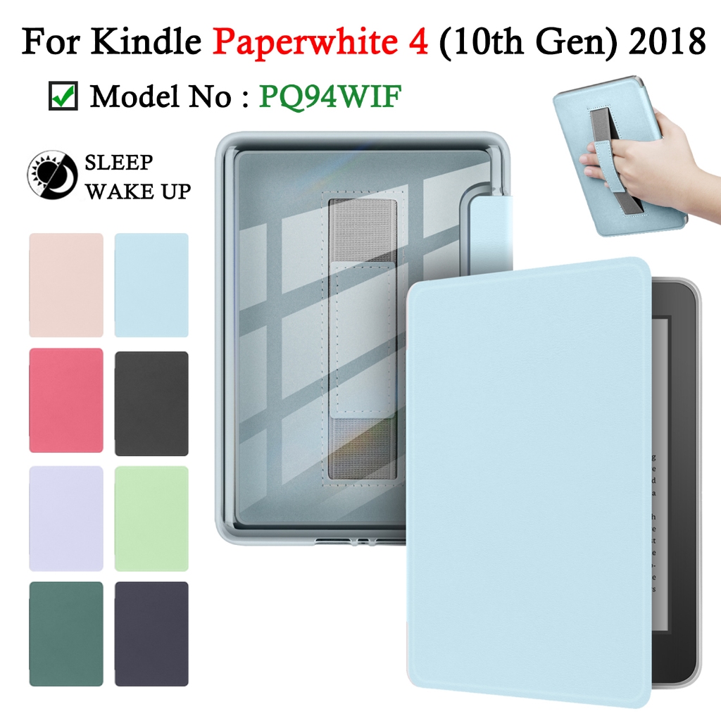 Capa Para Kindle Paperwhite 4 (10ª Geração) 2018 6,0'' PQ94WIF Acrílica Transparente DIY E-Reader