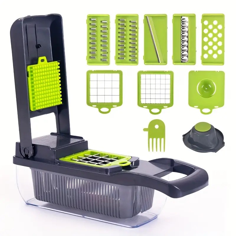 Fatiador de Legumes 22 em 1 Cortador Ralador Picador Multifuncional Cozinha De Verduras/frutas