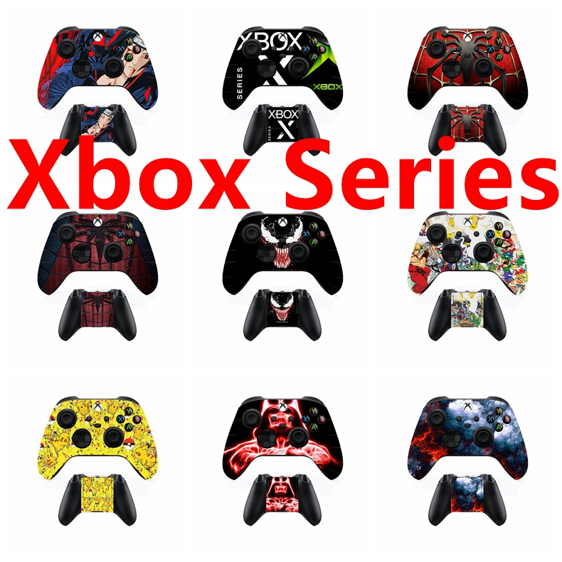 63 Cores Microsoft Xbox Series X/S Controlador Remoto Conjunto Completo Frente E Verso Skins Decalque Envoltório Adesivo