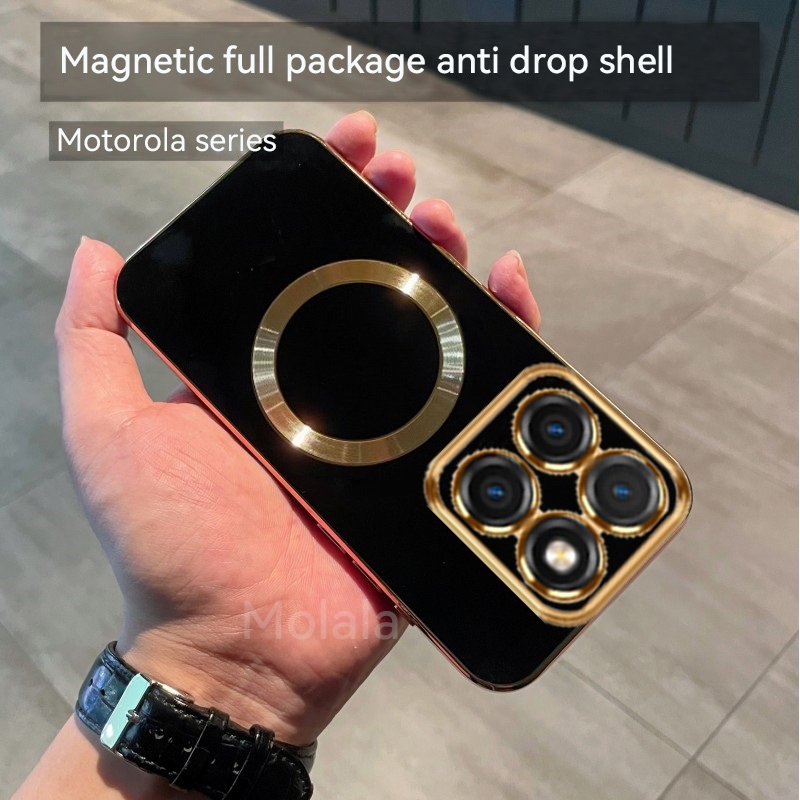 Capa De Telefone Para Motorola Moto G56 G86 Edge 60 Fusion Traseira De Carregame