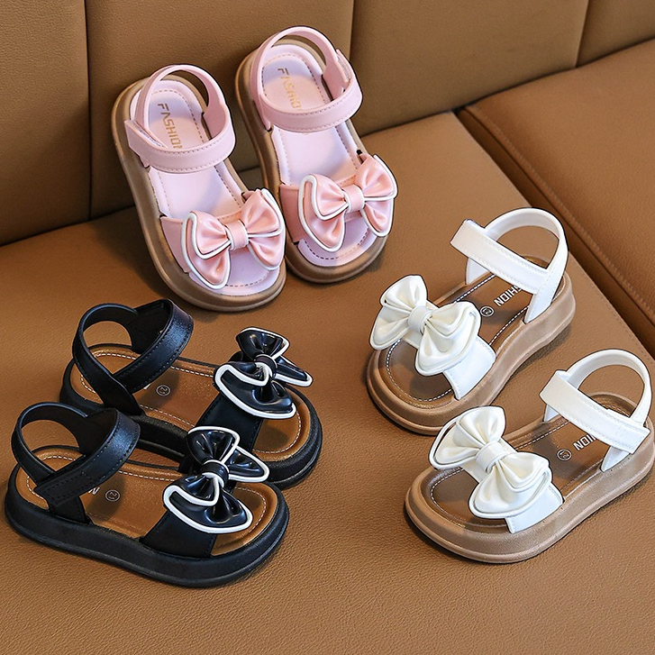 Sandálias Infantis Elegantes Princesa Princesa de Laço de Menina Sapatos Luz Suave em Oferta na Shopee
