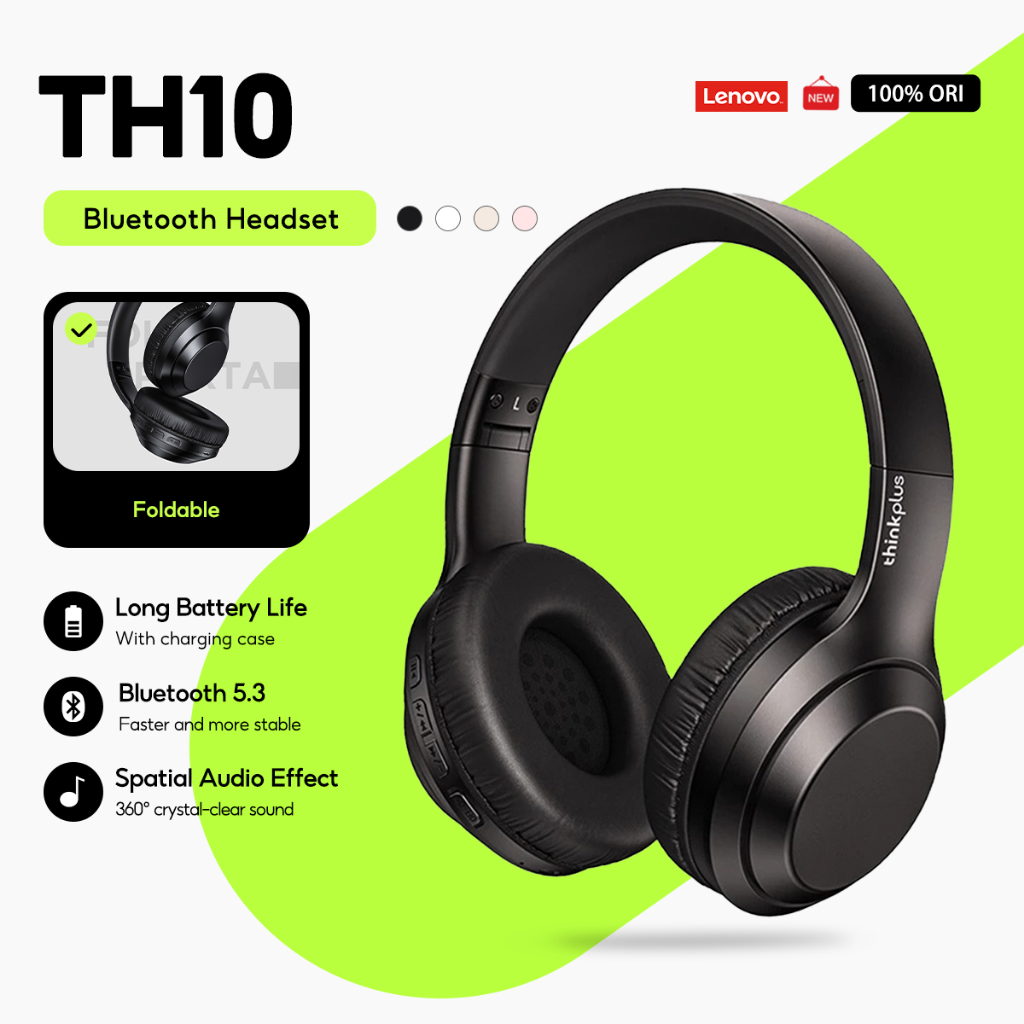 Lenovo Fones De Ouvido TH10 & TH30 Bluetooth TWS Com Som Estéreo HD Música Microfone Esportes em Oferta na Shopee