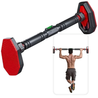 Barra Fixa Porta Exercício Calistenia Treino Musculação Crossfit Profissional Com Nível Ajustável