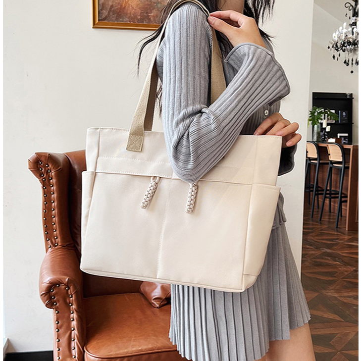 CHENXIAOHONG Bolsa Feminina Tote Estilo Japonês | Bolsa de Ombro Casual com Grande Capacidade para Universidade e Uso Di