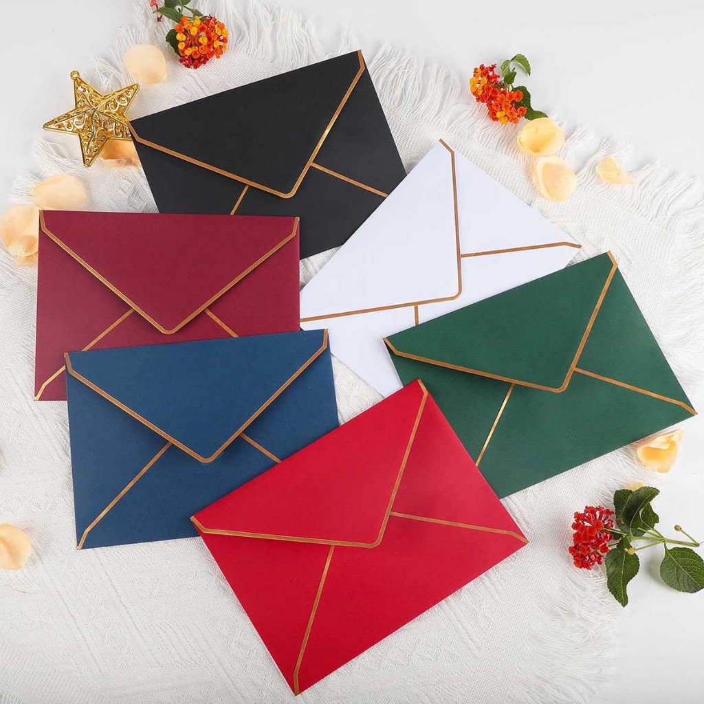 50 Pçs/Lote Envelope Verde 18.5x13.5cm Pequenas Empresas Suprimentos Papel 120g Envelopes De Alta Qualidade Para Convite