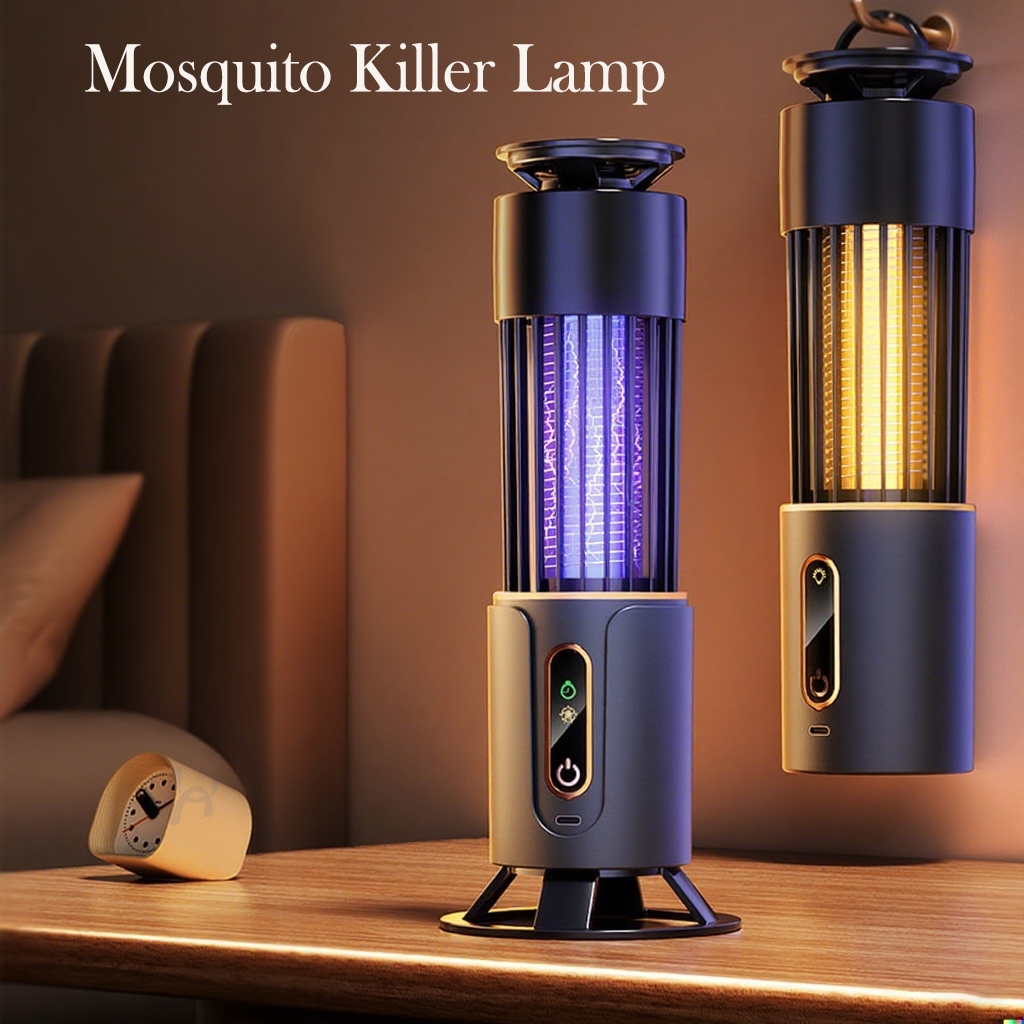 Lâmpada Assassina De Mosquitos , Zapper De Mosquito Recarregável Usb Sem Fio , Luz Uv Para Armadilha De Insetos Cronomet
