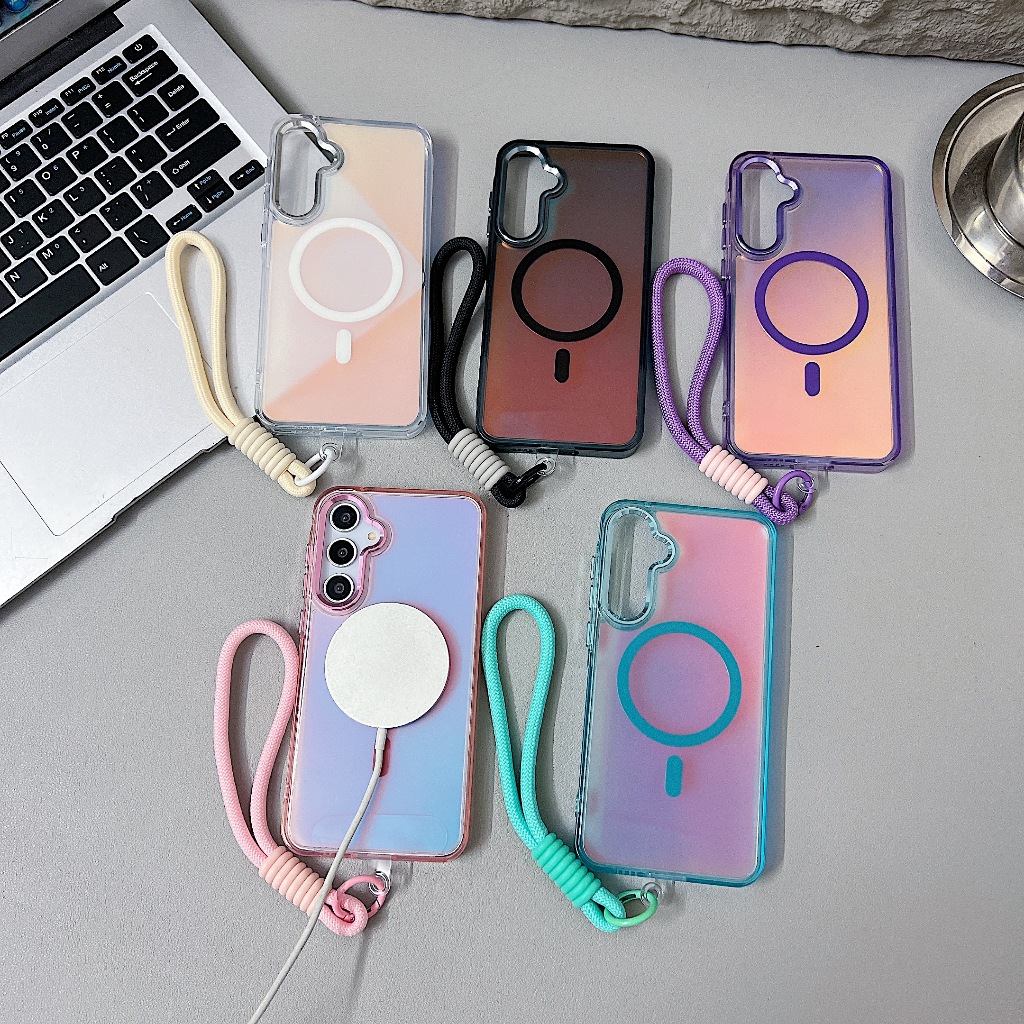 Capa Para SAMSUNG A05 A05S A15 A13 A14 A24/25 A34 A35 A53 A54 A55 A16 A06 A26 A36 A56 S23 24 25 ultra Brilhante Sombra C