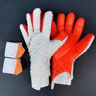 Luvas de goleiro profissionais, com látex antiderrapante reforçado, resistentes ao desgaste e com função de ajuste no pu
