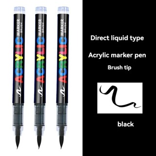 3 unidades de canetas pincel com ponta de acrílico branca Canetas com tinta branca para pintura em pedra, cerâmica, vidr em Oferta na Shopee