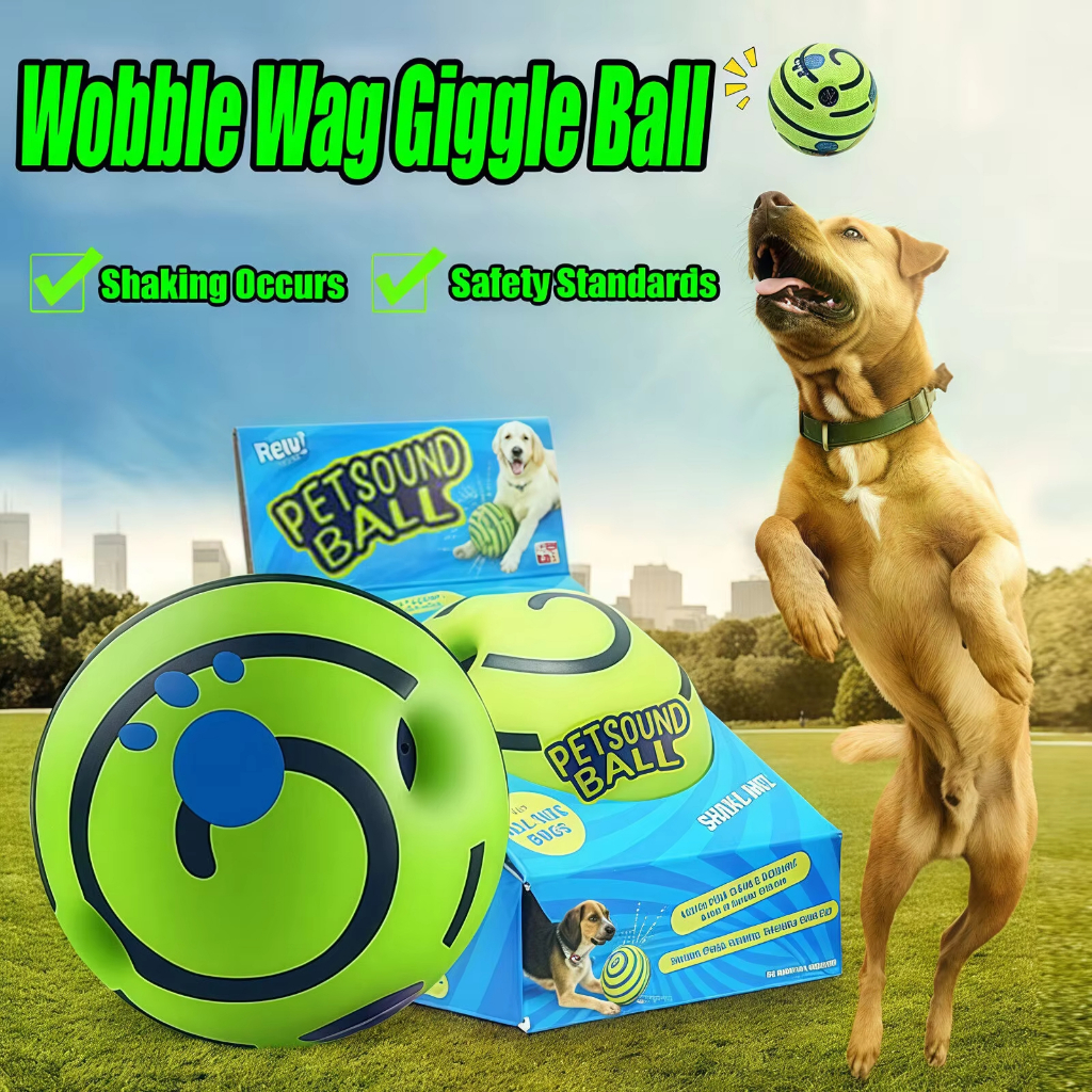 8CM Ball Interactive Dog Toy Fun Giggle Sons De Bola De Brinquedo
