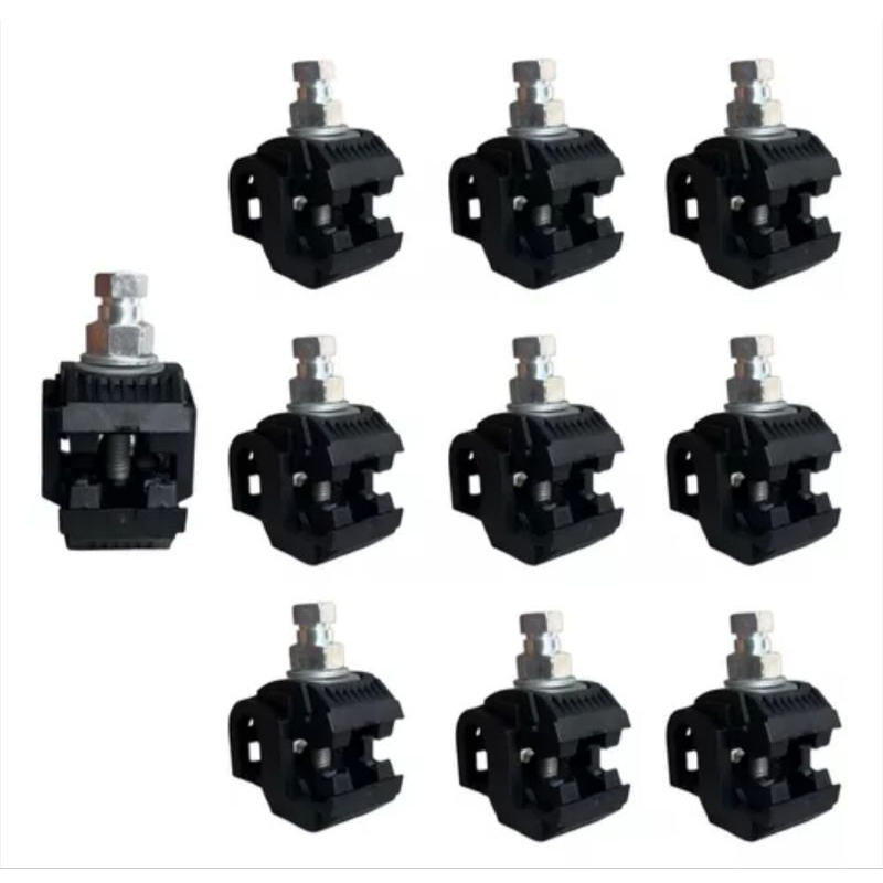Kit com 10 peças, Conector perfurante 10 a 95, derivação 1,5 a 10Vampiro, Morcego, Piranha, Pirceng em Oferta na Shopee