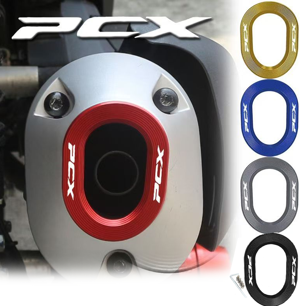 Tampa Do Tubo De Escape PCX160 2022-2025 Material De Liga De Alumínio Montagem Não Destrutiva Acessórios Para Motociclet