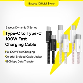 Cabo Baseus 100W PD USB C Para Tipo iPhone15 Carregador De Carregamento Rápido Para Macbook Samsung em Oferta na Shopee