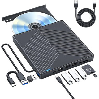 7 em 1 Cartão Dvd Notebook Gravador de Unidade óptica Externa em Oferta na Shopee