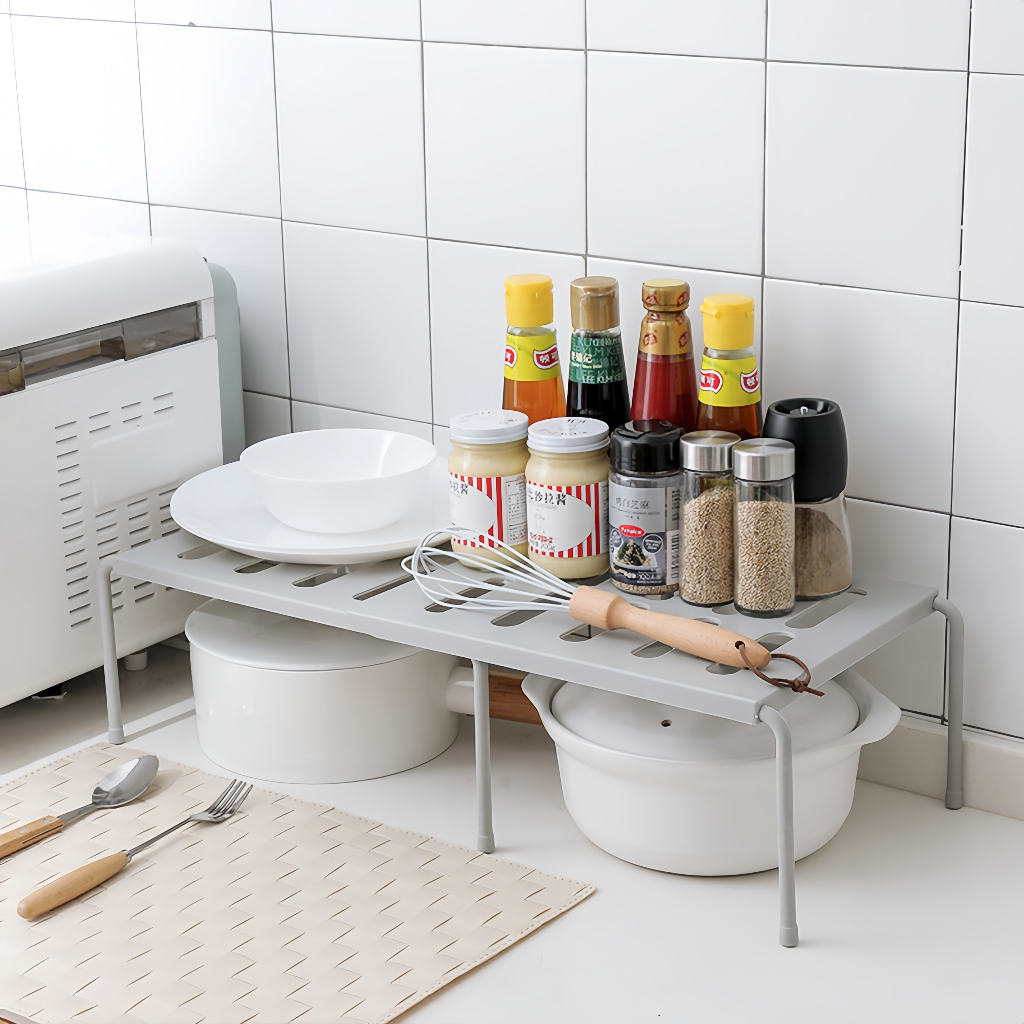 Prateleira em camadas de cozinha, retrátil, suporte de carga, economia de espaço, dormitório, sala de estar, Rack de arm