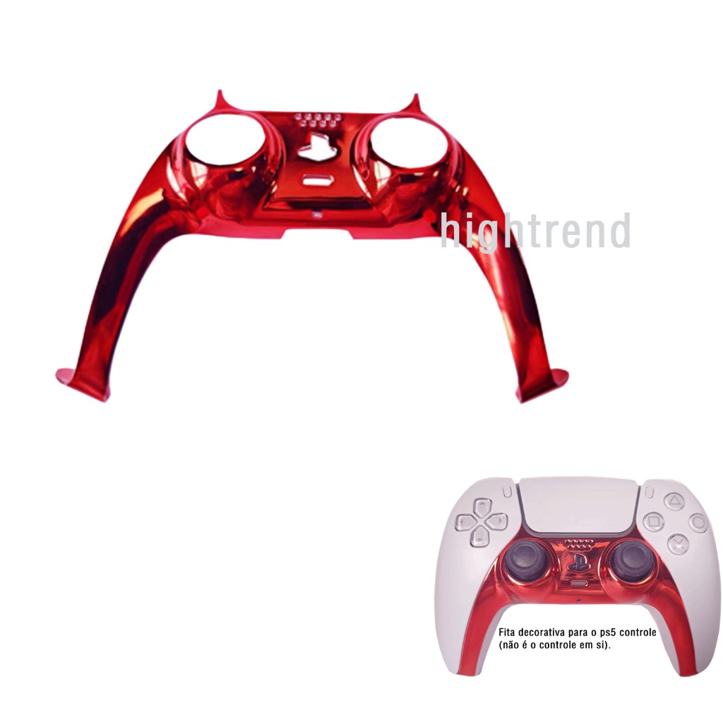 Fita Decorativa Eletroplacada para Controle PS5 DualSense – Tema Astro Bot e Cores Variadas