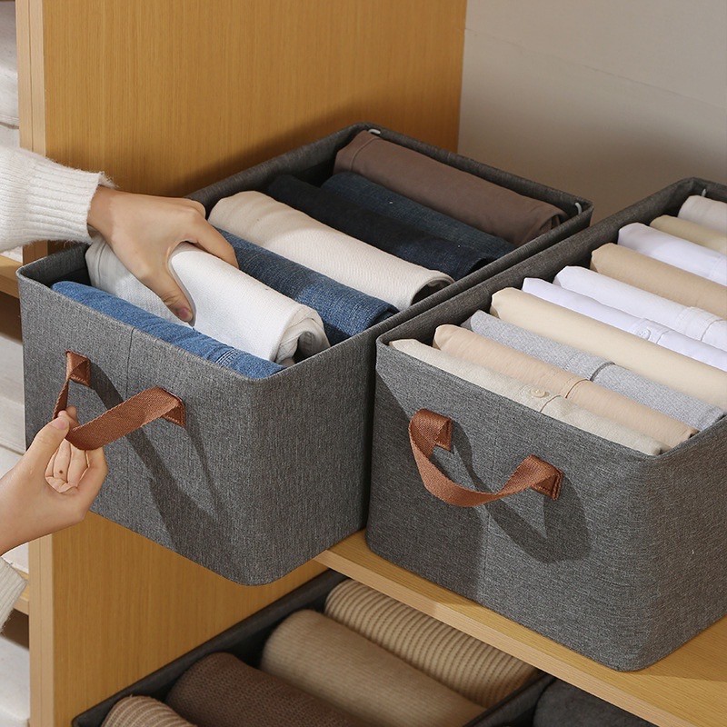 5 Peças Organizador de Gaveta para Roupas Íntimas e Calças – Caixa de Armazenamento