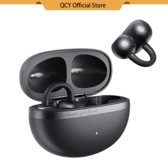 QCY Crossky C50 Clip-On Fones De Ouvido Sem Fio Aberto Bluetooth 6.0 Graves Potentes 35 Horas