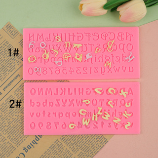 Molde De Silicone Alfabeto Para Confeitaria/ Biscuit em Oferta na Shopee