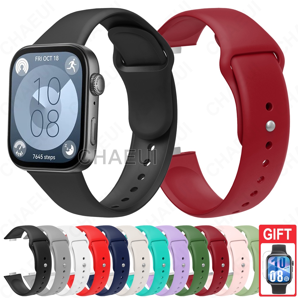 Pulseira Esportiva De Silicone , Acessórios De Banda Duráveis Para Huawei Watch Fit 5 4 3 / Fit 5 4 Pro
