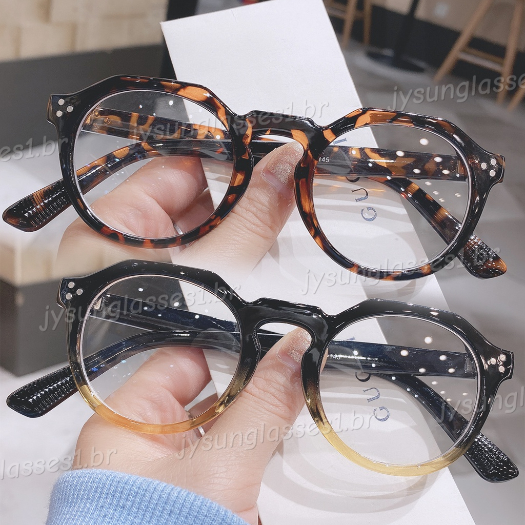 Óculos De Sol Unisexo Com Moldura Irregular Anti Clear Blue Para Homens E Mulheres — imagem 2 de 2