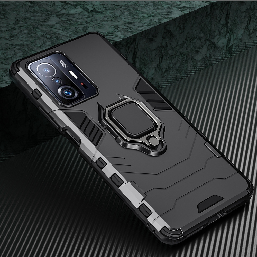 Capa Híbrida Armadura À Prova De Choque Para Xiaomi Poco X5 X6 X7 M7 Pro X3 NFC F3 GT M4 F7 Ultra Pocophone F1 De Anel C