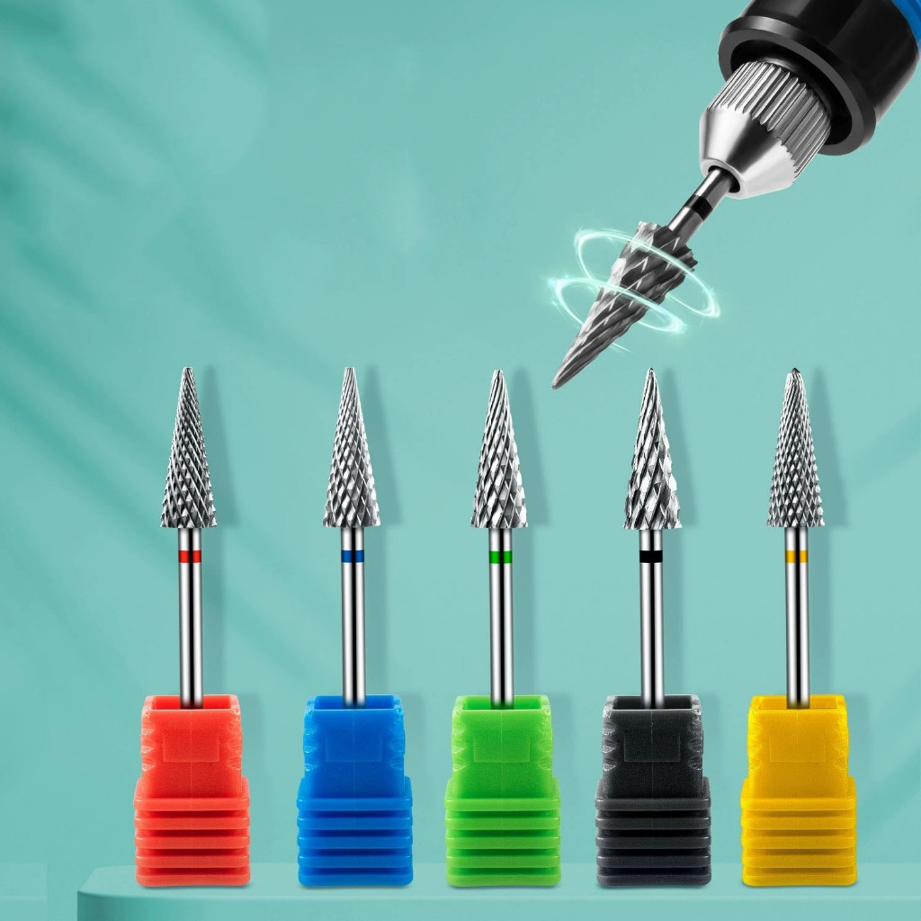 1 Pçs Ponta De Tungstênio Carboneto Prego Brocas Elétrica Manicure Broca Acessório Fresas Para Gel Polonês Removedor Fer em Oferta na Shopee