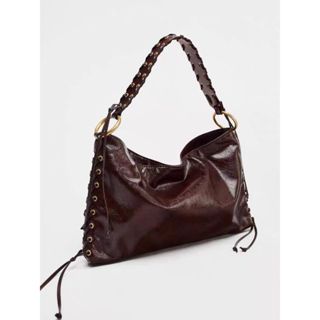 Retro Rebite Tecer Bolsa Feminina Moda Couro Macio De Ombro Vogue em Oferta na Shopee