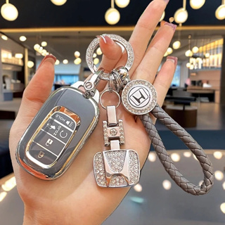 Capa Para Chave Honda Chaveiro Acessórios Brio City Civic BRV HRV CRV Type R WRV ACCORD Odyssey Moda Metal Couro Carro em Oferta na Shopee
