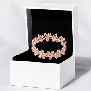 {Anel de margarida de prata S925} Design de flor de ouro rosa anel feminino joia presente em Oferta na Shopee