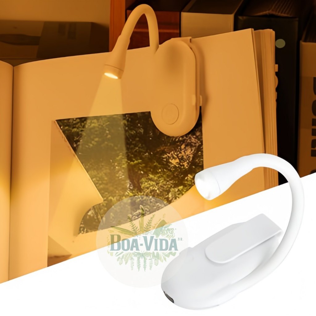 Luz De Leitura De Livro Recarregável Mini LED Clipe Para Cuidados Com Os Olhos Noite 360 ° Lâmpada Ajustável em Oferta na Shopee